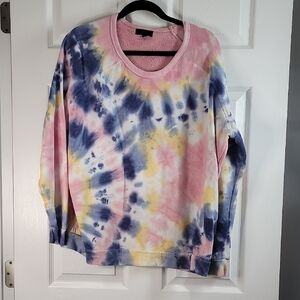 Colorful Tie-Dye Women's Sweatshirt